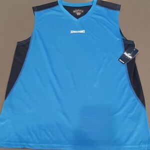 Spalding Blue Athletic Tank